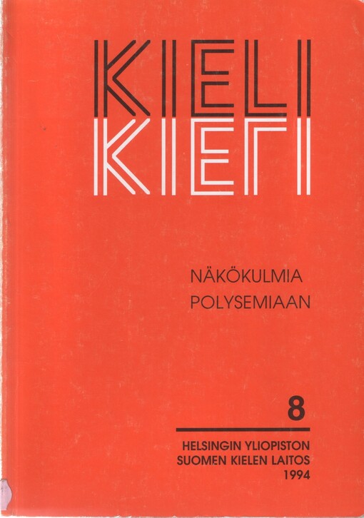 Näkökulmia polysemiaan