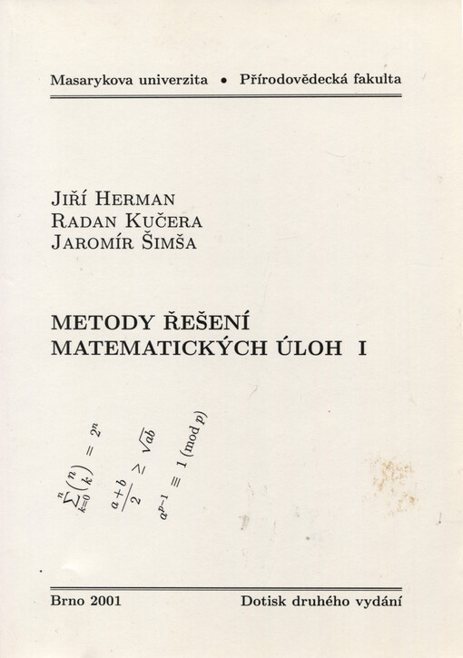 Metody řešení matematických úloh I