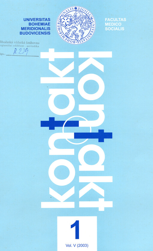 Kontakt : scientific acta Faculty of social and health studies