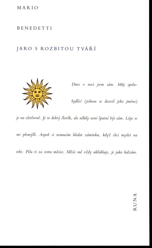 Jaro s rozbitou tváří