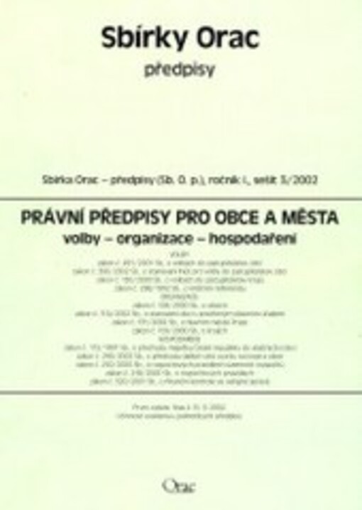 Právní předpisy pro obce a města