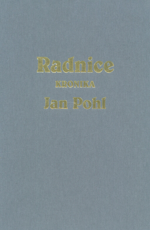 Radnice : kronika