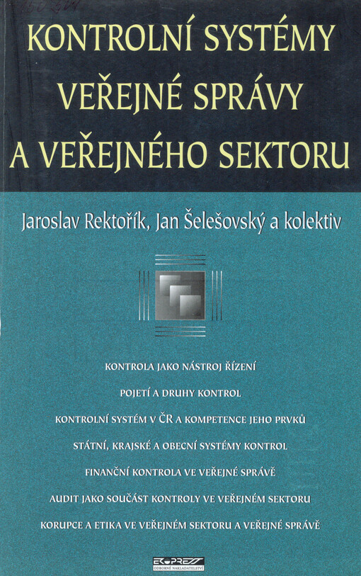 Kontrolní systémy veřejné správy a veřejného sektoru