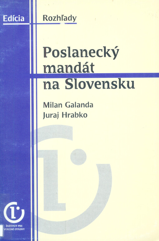 Poslanecký mandát na Slovensku