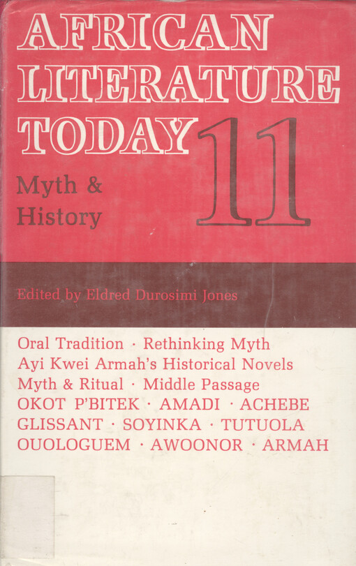 African literature today : 11 myth & history