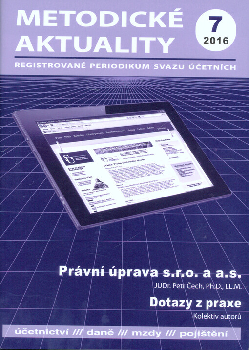 Právní úprava s.r.o. a a.s