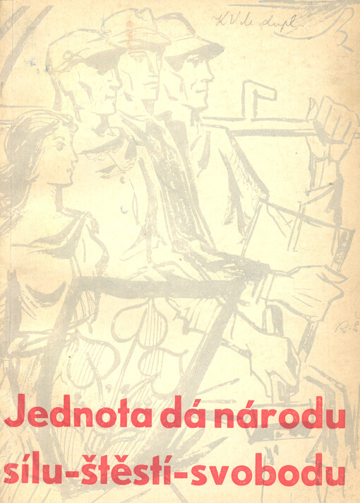 Od slavných dnů k šťastnému věku! : zpráva krajské konference akčních výborů v Č. Budějovicích 29. dubna 1948