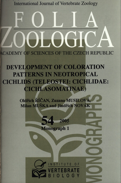 Development of coloration patterns in neotropical cichlids (Teleostei: Cichlidae: Cichlasomatinae)