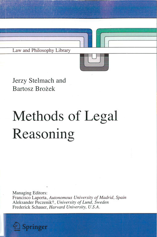 Methods of legal reasoning