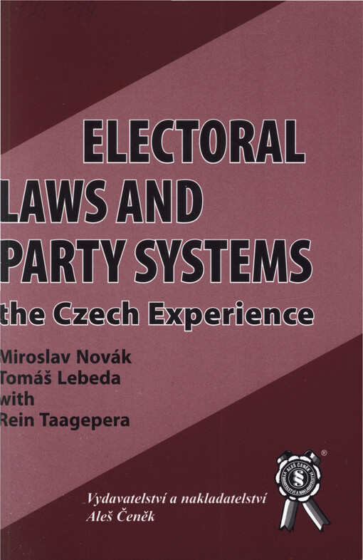 Electoral laws and party systems the Czech experience