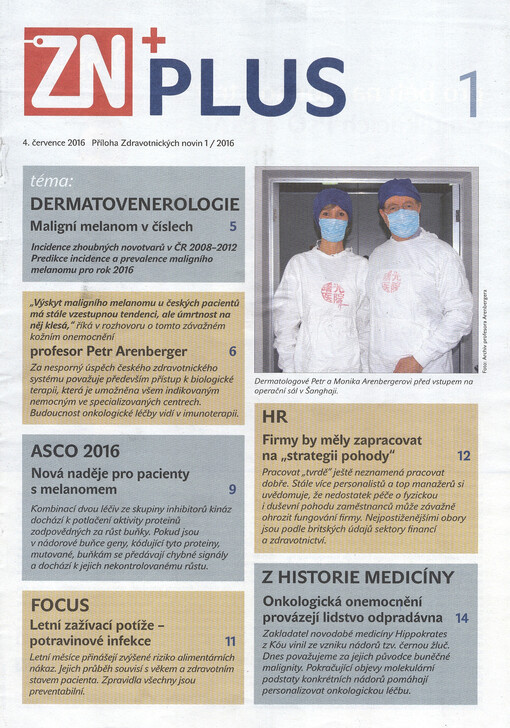 ZN plus : příloha Zdravotnických novin