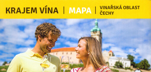 Krajem vína : vinařská oblast Čechy : mapa