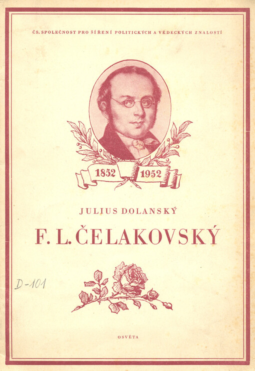 Fr. Lad. Čelakovský :1852-1952