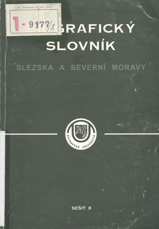 Biografický slovník Slezska a severní Moravy. Seš. 8