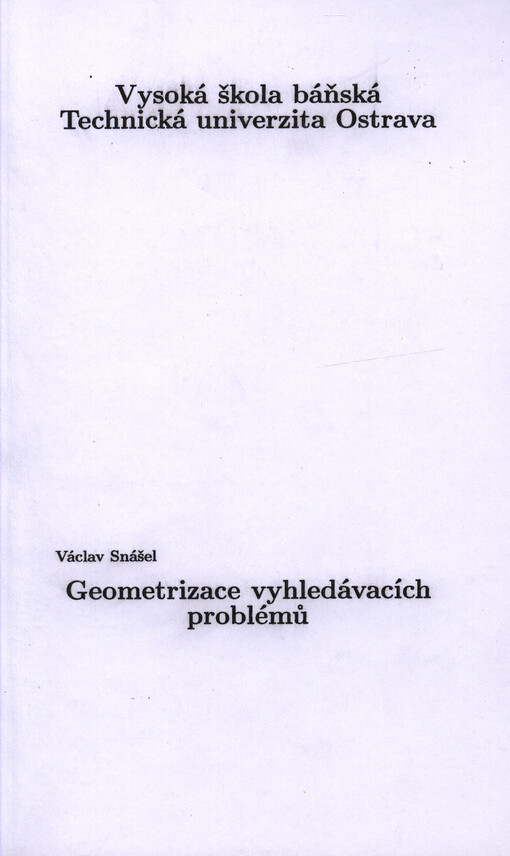 Geometrizace vyhledávacích problémů