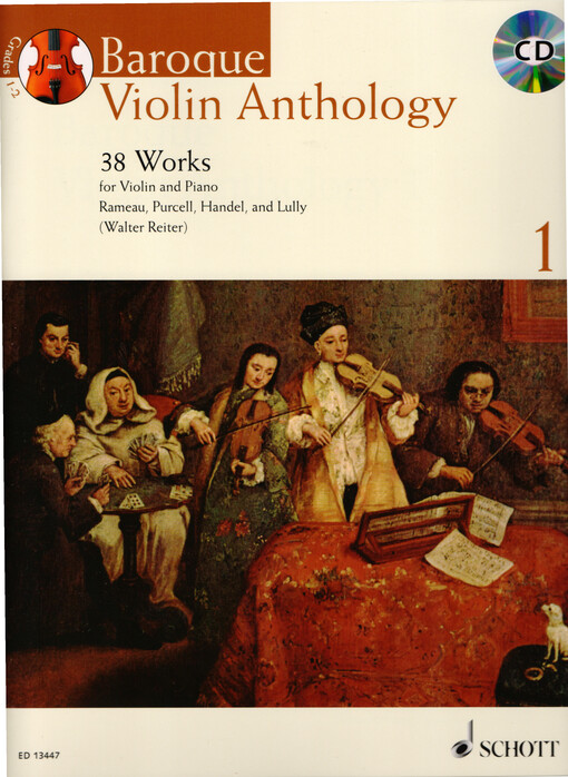 Baroque violin anthology 1 :38 works for violin with keyboard accompaniment = 38 pieces pour violon et accompagnement pour clavier = 38 Werke für Violine mit Klavierbegleitung
