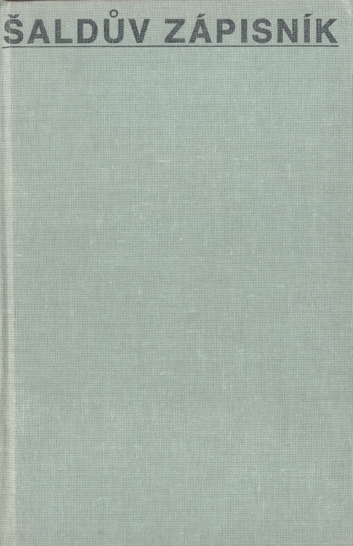 Šaldův zápisník, Svazek 2