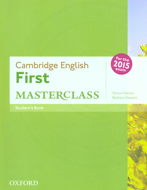 Cambridge English :first : masterclass, student’s book with online practice