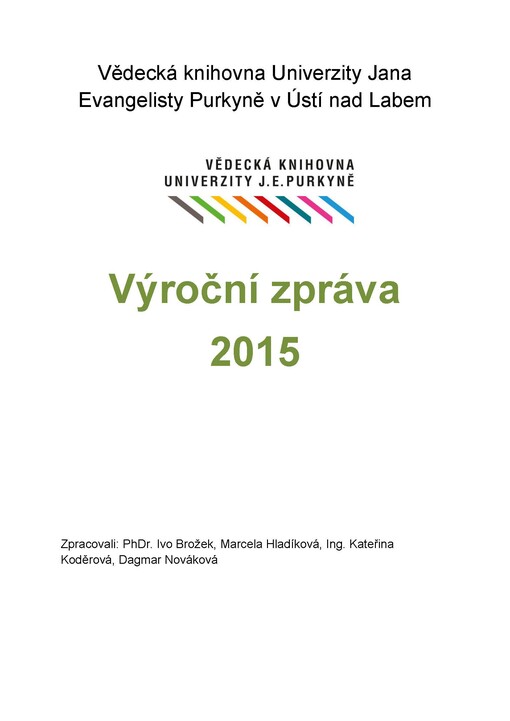 Výroční zpráva 2015