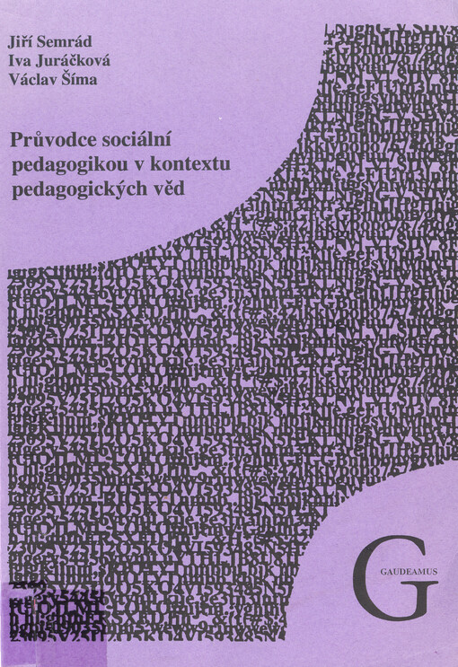 Průvodce sociální pedagogikou v kontextu pedagogických věd