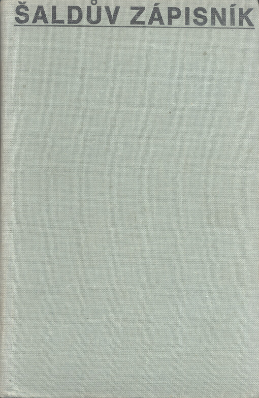 Šaldův zápisník, Svazek 3