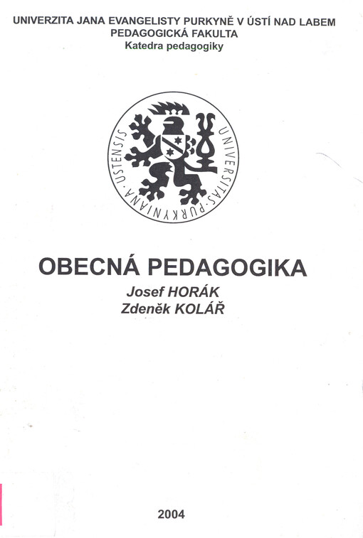 Obecná pedagogika