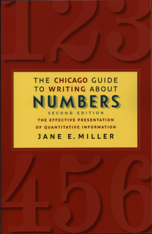 The Chicago guide to writing about numbers