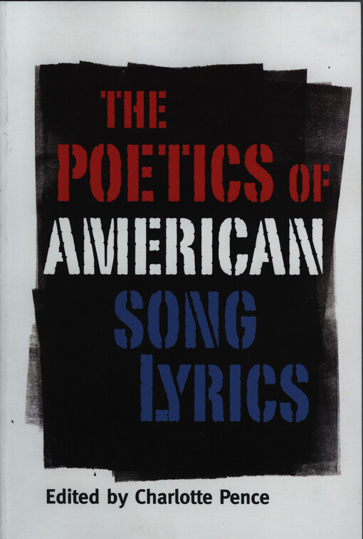 The poetics of American song lyrics