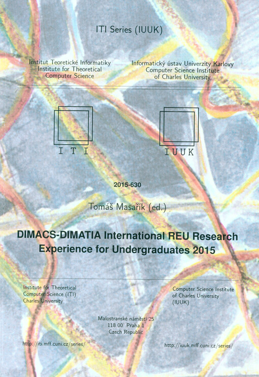 DIMACS-DIMATIA International REU research experience for undergraduates 2015