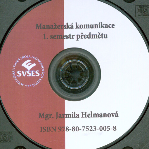 Manažerská komunikace: 1. semestr předmětu