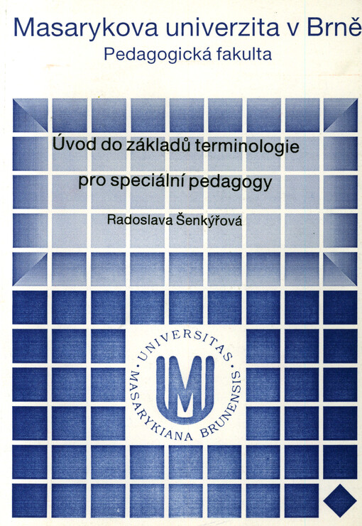 Úvod do základů terminologie pro speciální pedagogy