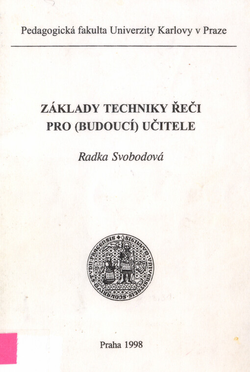Základy techniky řeči pro (budoucí) učitele