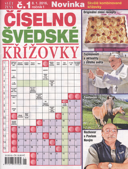 Číselno-švédské křížovky : skvělé kombinované křížovky