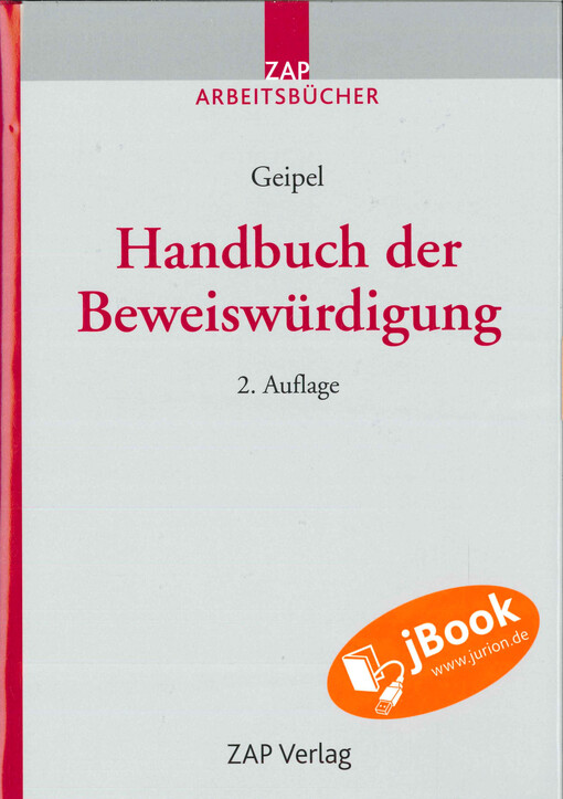 Handbuch der Beweiswürdigung