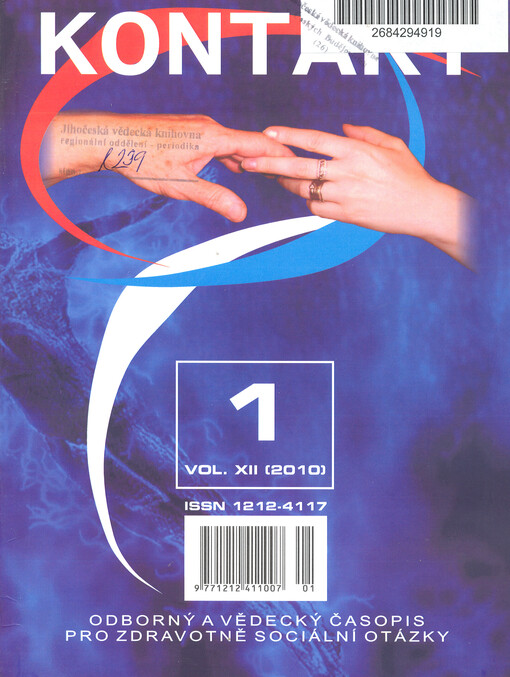 Kontakt : scientific acta Faculty of social and health studies