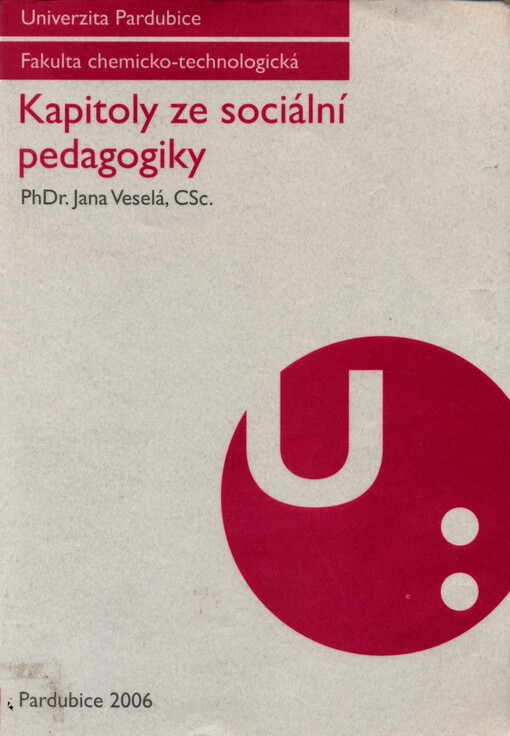 Kapitoly ze sociální pedagogiky