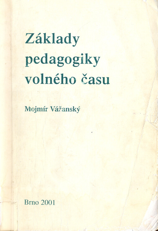 Základy pedagogiky volného času
