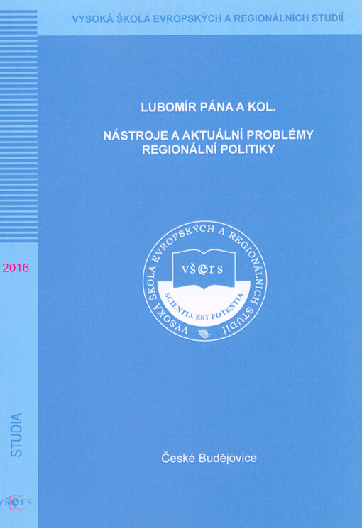 Nástroje a aktuální problémy regionální politiky
