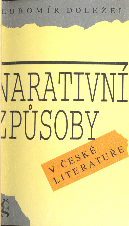 Narativní způsoby v české literatuře, Vyd. 1.