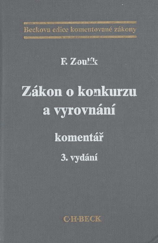 Zákon o konkursu a vyrovnání : komentář