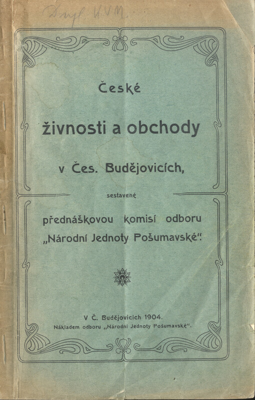 České živnosti a obchody v Čes. Budějovicích