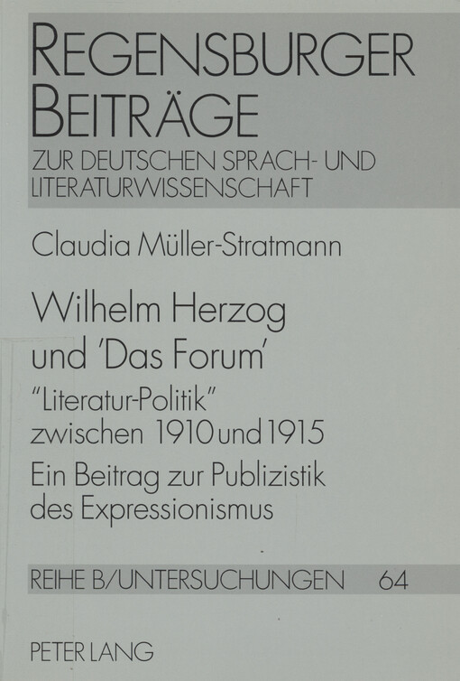 Wilhelm Herzog und 