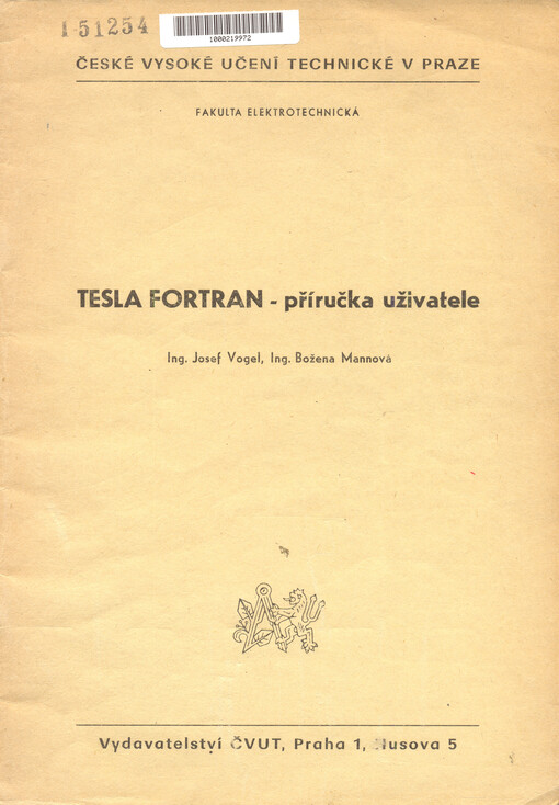 Tesla FORTRAN : příručka uživatele
