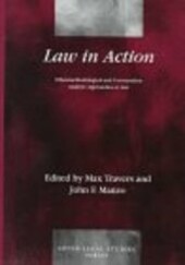 Law in Action: Ethnomethodological and Conversation Analytic Approaches to Law (Socio-legal Series)