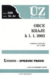 Obce, kraje : k 1.1.2003