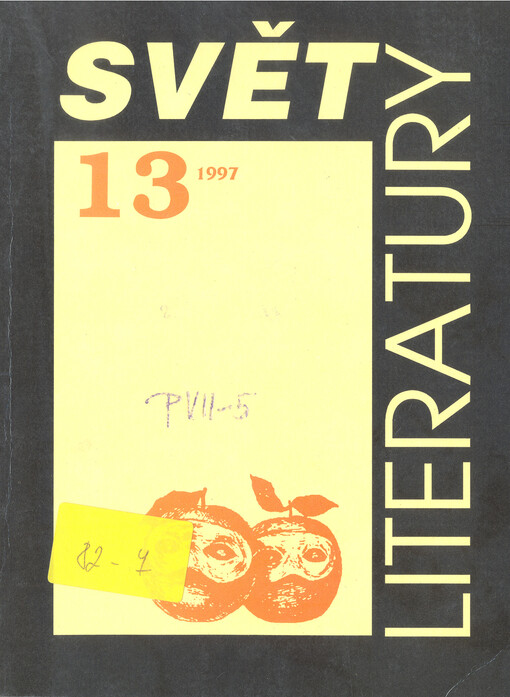 Svět literatury : časopis pro novověké zahraniční literatury