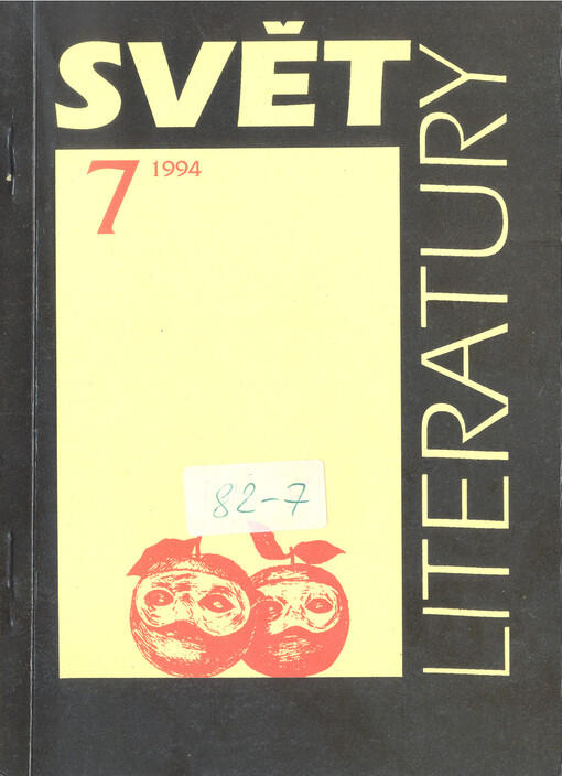 Svět literatury : časopis pro novověké zahraniční literatury