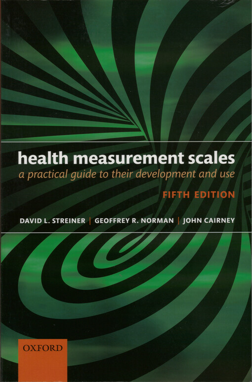 Health measurement scales : a practical guide to their development and use