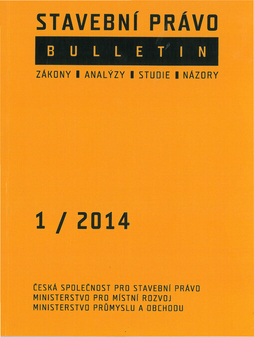 Stavební právo : bulletin