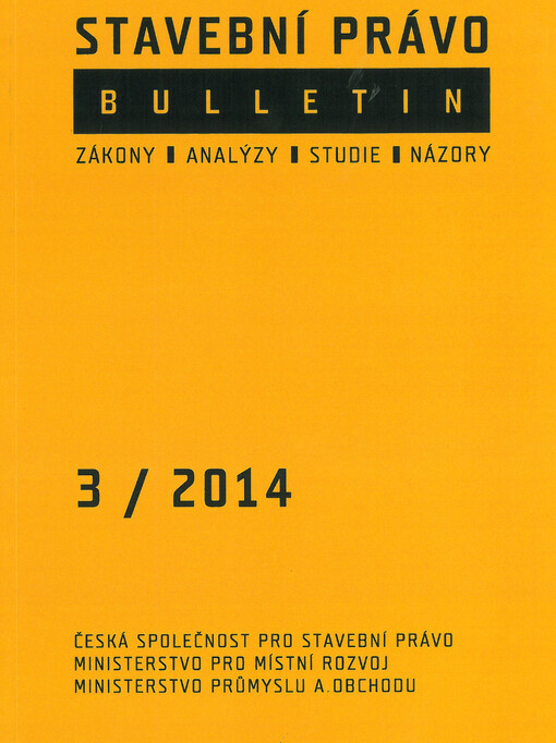 Stavební právo : bulletin